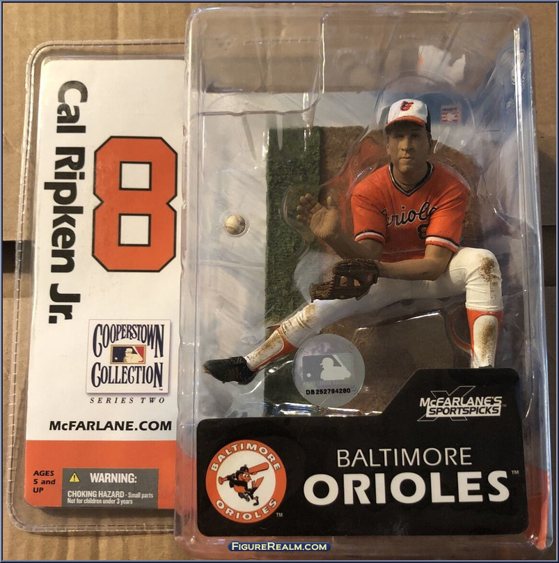 ToyDorks - Mcfarlane Toys - Cal Ripken Jr. Orange Jersey Variant