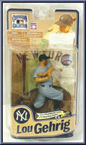 Lou Gehrig (Gray Jersey) from McFarlane's Sports Picks - Cooperstown - Series 8 manufactured by McFarlane [Front]