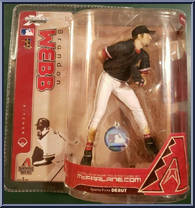 Brandon Webb (Black Jersey) from McFarlane's Sports Picks - MLB - Series 18 manufactured by McFarlane [Front]