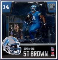 Amon-Ra St. Brown (Detroit Lions) from McFarlane's Sports Picks - NFL - Legacy Series manufactured by McFarlane [Front]