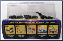 Batman Batmobile Collection from Microverse - Batman & Robin manufactured by Kenner [Back]