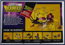 Predacon Arachnid Micro Playset from Microverse - Transformers - Beast Wars manufactured by Kenner [Back]