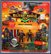 Night Sharks from Military Muscle Men - Basic Series manufactured by Original San Francisco Toymakers [Front]