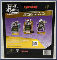 Stripe (Popcorn) from Mini Epics - Gremlins manufactured by Weta Workshop [Back]