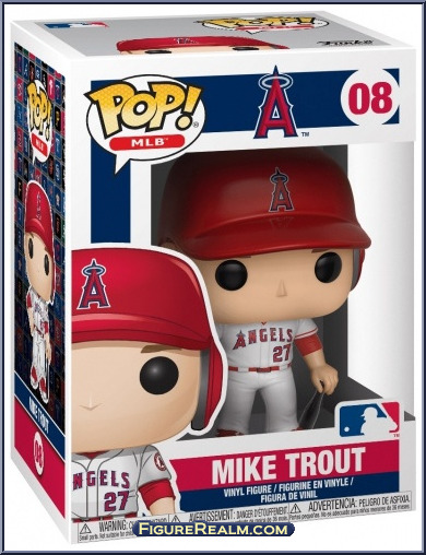 Mike Trout (Angels / White) - MLB - Pop! Vinyl Figures - Funko Action ...