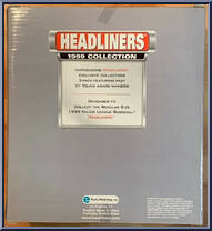 Cy Young Winners from MLB Headliners - 1999 Season manufactured by Corinthian [Back]