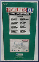 David Wells from MLB Headliners - 1999 Season - XL manufactured by Corinthian [Back]