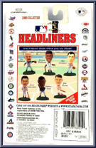 Eric Karros from MLB Headliners - 1998 Season manufactured by Corinthian [Back]