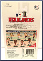 Kenny Lofton from MLB Headliners - 1996 Season manufactured by Corinthian [Back]