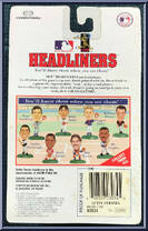 Lenny Dykstra from MLB Headliners - 1996 Season manufactured by Corinthian [Back]