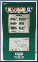 Mark McGwire from MLB Headliners - 1999 Season - XL manufactured by Corinthian [Back]