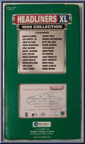 Nomar Garciaparra from MLB Headliners - 1999 Season - XL manufactured by Corinthian [Back]