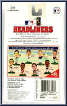 Roberto Alomar from MLB Headliners - 1996 Season manufactured by Corinthian [Back]