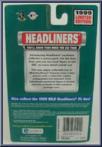 Sammy Sosa from MLB Headliners - 1999 Season manufactured by Corinthian [Back]