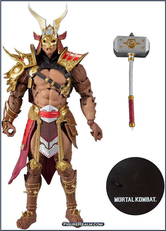 1/6 scale Shao Kahn Gold War Helmet Mortal Kombat (Modifications Needed To  Fit)