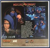 Sub-Zero (Bloody) from Mortal Kombat - Basic Series manufactured by Storm Collectibles [Back]
