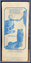 Kermit the Frog from Muppet Show - Stick Puppets manufactured by Fisher-Price [Back]