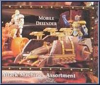 Mobile Defender from Mystic Knights of Tir Na Nog - Deluxe Battle Machines manufactured by Bandai [Front]