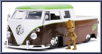 Groot & 1963 Volkswagen Bus Pickup Action Figure