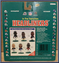 Joey Galloway from NFL Headliners - In the Trenches manufactured by Corinthian [Back]