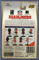 Junior Seau from NFL Headliners - 1996 Season manufactured by Corinthian [Back]