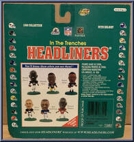 Karim Abdul-Jabbar from NFL Headliners - In the Trenches manufactured by Corinthian [Back]