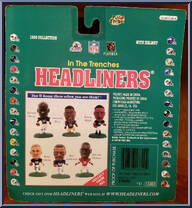 Shannon Sharpe from NFL Headliners - In the Trenches manufactured by Corinthian [Back]