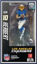 Justin Herbert (Los Angeles Chargers) (Chase) from NFL - Series 1 manufactured by Imports Dragon [Front]
