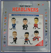 Hat Trick from NHL Headliners - 1998 Season manufactured by Corinthian [Back]