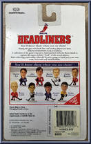 Patrick Roy from NHL Headliners - 1996 Season manufactured by Corinthian [Back]