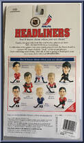 Top NHL Goalies from NHL Headliners - 1997 Season manufactured by Corinthian [Back]