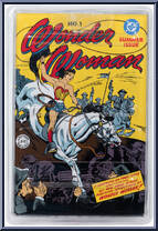 Wonder Woman (Wonder Woman #1) from Page Punchers - 7" Scale manufactured by McFarlane [Back]