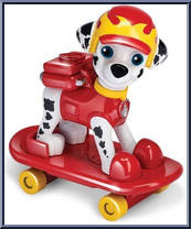 Skateboard Marshall from Paw Patrol - Skateboard Pups manufactured by Spinmaster [Loose]