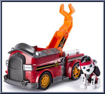 Marshall's Mission Fire Truck from Paw Patrol - Mission Paw Vehicles manufactured by Spinmaster [Loose]