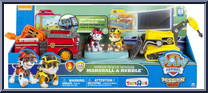Mission Rescue Vehicles (Marshall and Rubble) from Paw Patrol - Vehicles 2-Packs manufactured by Spinmaster [Front]