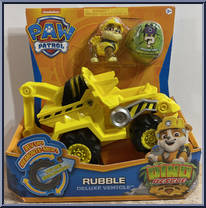 Rubble (Deluxe Vehicle) - Paw Patrol - Dino Rescue - Spinmaster Action ...