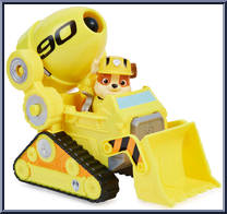 Rubble (Deluxe Vehicle) from Paw Patrol - Movie manufactured by Spinmaster [Loose]