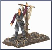 Will Turner (Powder Keg Raft) from Pirates of the Caribbean - At World's End - Deluxe Figures manufactured by Zizzle [Loose]