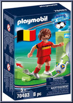 Soccer Player (Belgium) from Playmobil - Sports & Action manufactured by Playmobil [Front]