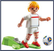 Soccer Player (England) from Playmobil - Sports & Action manufactured by Playmobil [Loose]