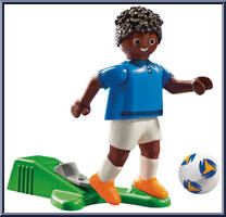 Soccer Player (France) from Playmobil - Sports & Action manufactured by Playmobil [Loose]