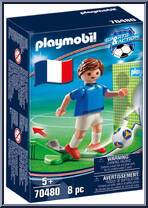 Soccer Player (France) from Playmobil - Sports & Action manufactured by Playmobil [Front]