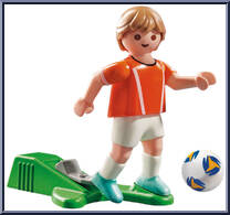 Soccer Player (Netherlands) from Playmobil - Sports & Action manufactured by Playmobil [Loose]
