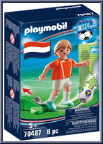 Soccer Player (Netherlands) from Playmobil - Sports & Action manufactured by Playmobil [Front]