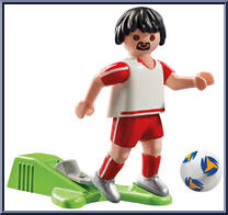 Soccer Player (Poland) from Playmobil - Sports & Action manufactured by Playmobil [Loose]