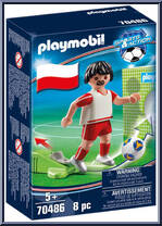 Soccer Player (Poland) from Playmobil - Sports & Action manufactured by Playmobil [Front]
