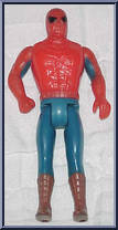 Spider-Man from Pocket Super Heroes - Denim Card manufactured by Mego [Loose]