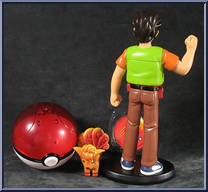 Vulpix #37 / Trainer Brock from Pokemon - Trainers manufactured by Hasbro [Loose]