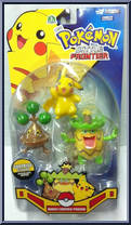 Pikachu / Bonsly / Ludicolo from Pokemon - Battle Frontier manufactured by Jakks Pacific [Front]