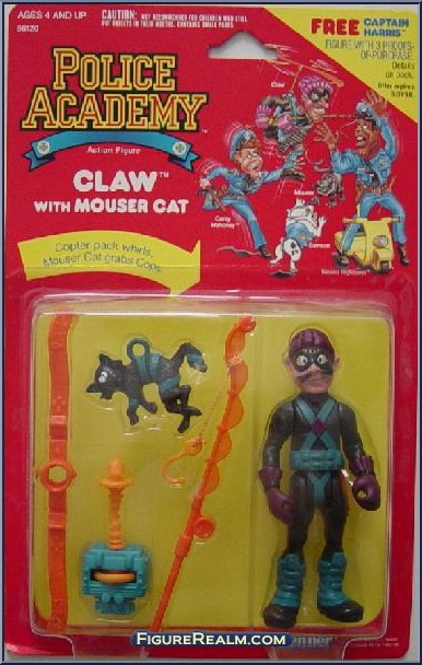Claw (Mouser Cat) - Police Academy - Series 1 - Kenner Action Figure